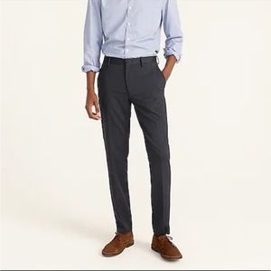 NWT J.Crew Bowery slim fit dress pants Navy Gray Oxford - W33 x L32